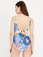 Matte One-Piece Swimsuit