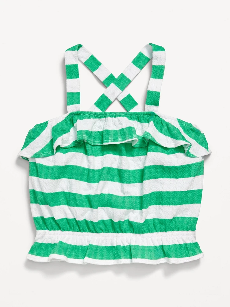 Striped Bubble Tank Top for Girls