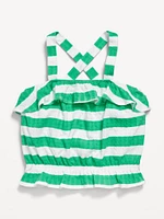 Striped Bubble Tank Top for Girls