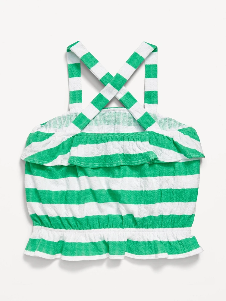 Striped Bubble Tank Top for Girls