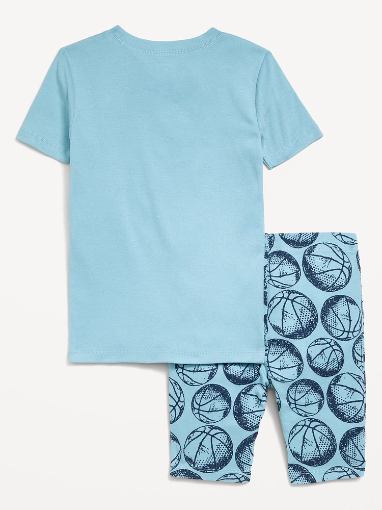 Printed Snug-Fit Pajama Set for Boys
