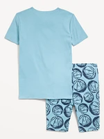 Printed Snug-Fit Pajama Set for Boys