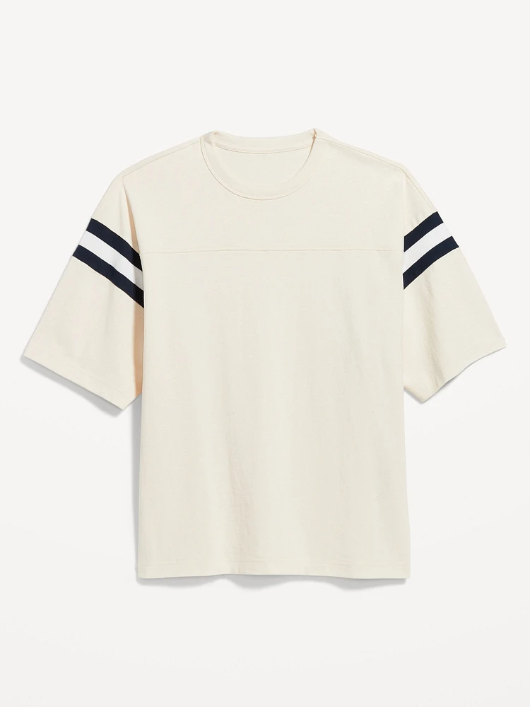 Heavyweight Football-Style T-Shirt