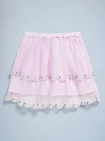 Birthday Tiered Tulle Skirt for Toddler Girls