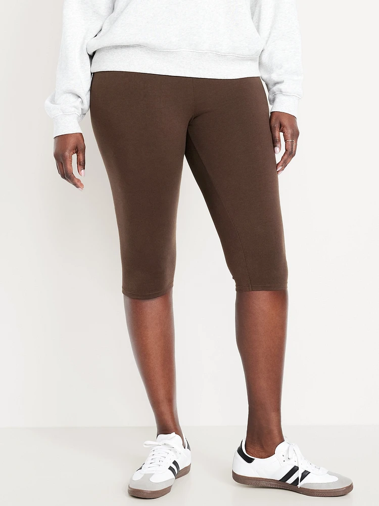 High-Waisted Crop Leggings