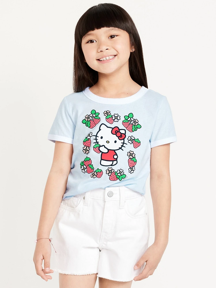 Hello Kitty® Ringer Graphic T-Shirt for Girls