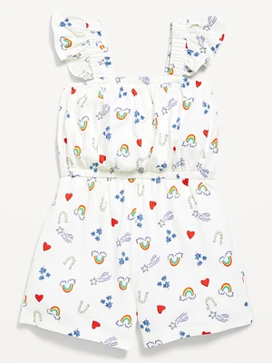 Sleeveless Romper for Toddler Girls