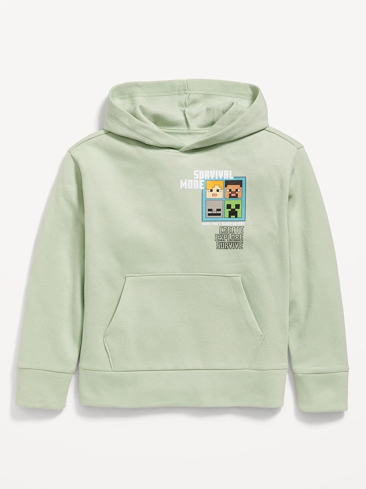 Minecraft™ Gender-Neutral Graphic Pullover Hoodie for Kids