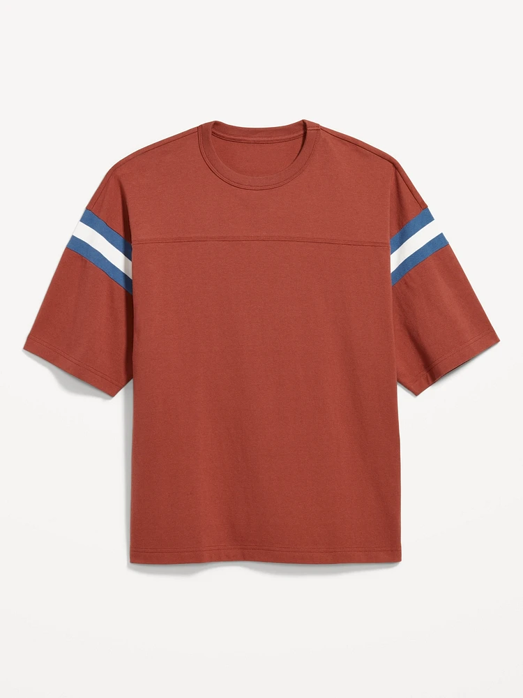 Heavyweight Football-Style T-Shirt
