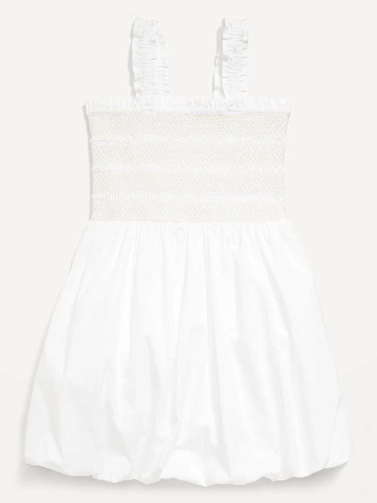 Sleeveless Smocked Bubble Dress for Girls