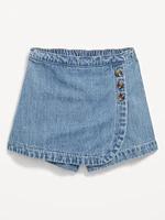 Wrap-Front Skort for Girls