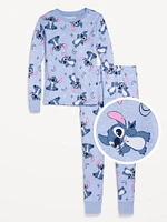 Licensed Graphic Snug-Fit Pajama Set for Girls