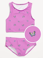 Printed Tankini Swim Set for Girls