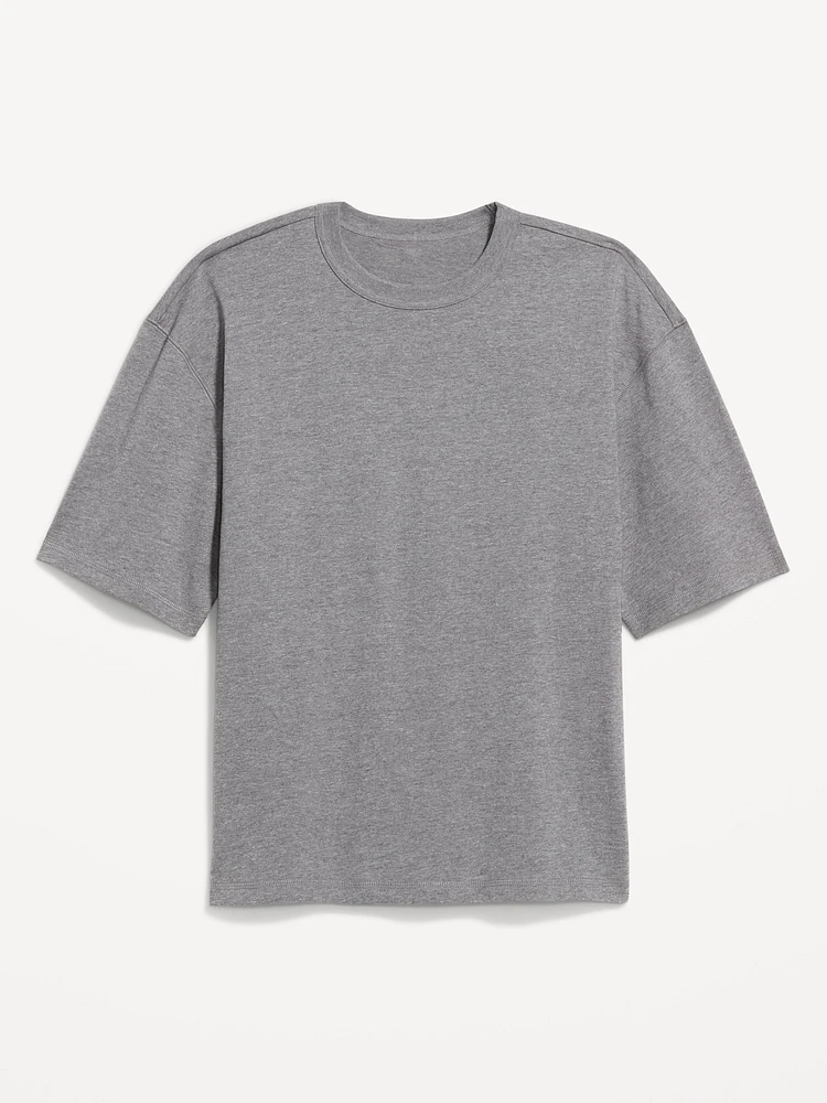 Garment-Dyed Cropped T-Shirt