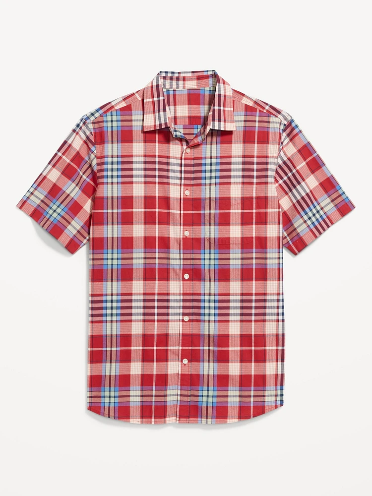 Classic Fit Everyday Plaid Shirt