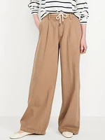High-Waisted Super Wide-Leg Drapey
