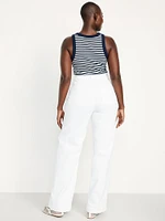 Extra High-Waisted Mariner Wide-Leg Jeans