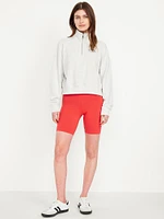 High-Waisted Biker Shorts -- 8-inch inseam