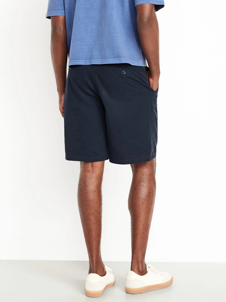 Baggy Bermuda Shorts -- 9-inch inseam