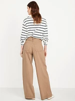 High-Waisted Super Wide-Leg Drapey