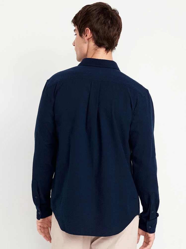 Classic Fit Seersucker Shirt