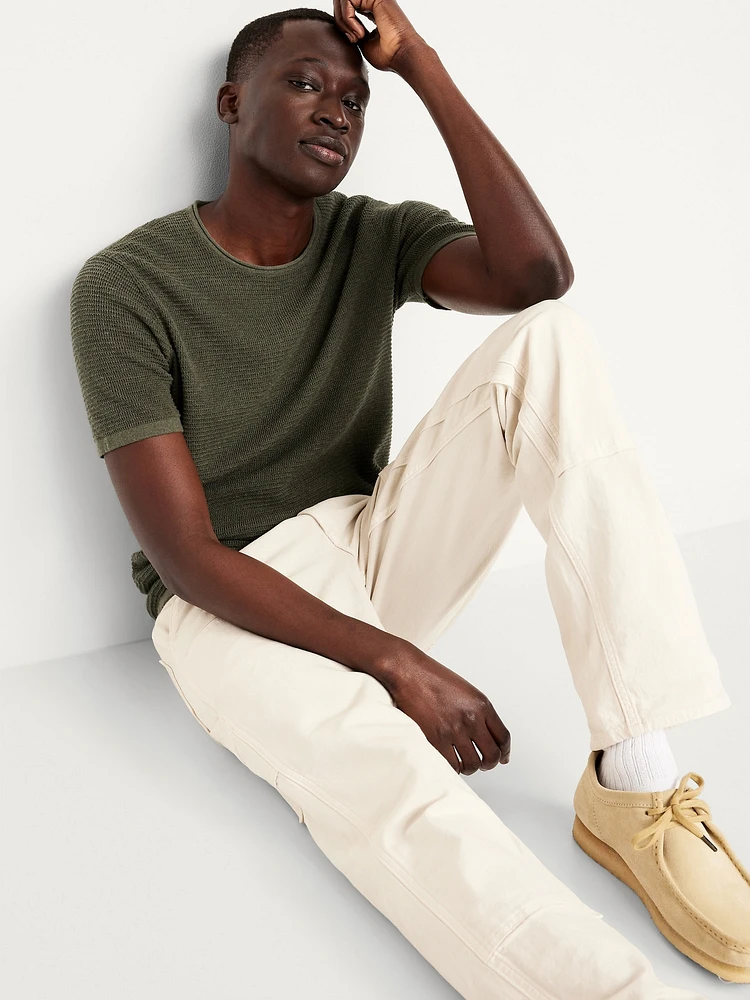 Sweater-Knit T-Shirt