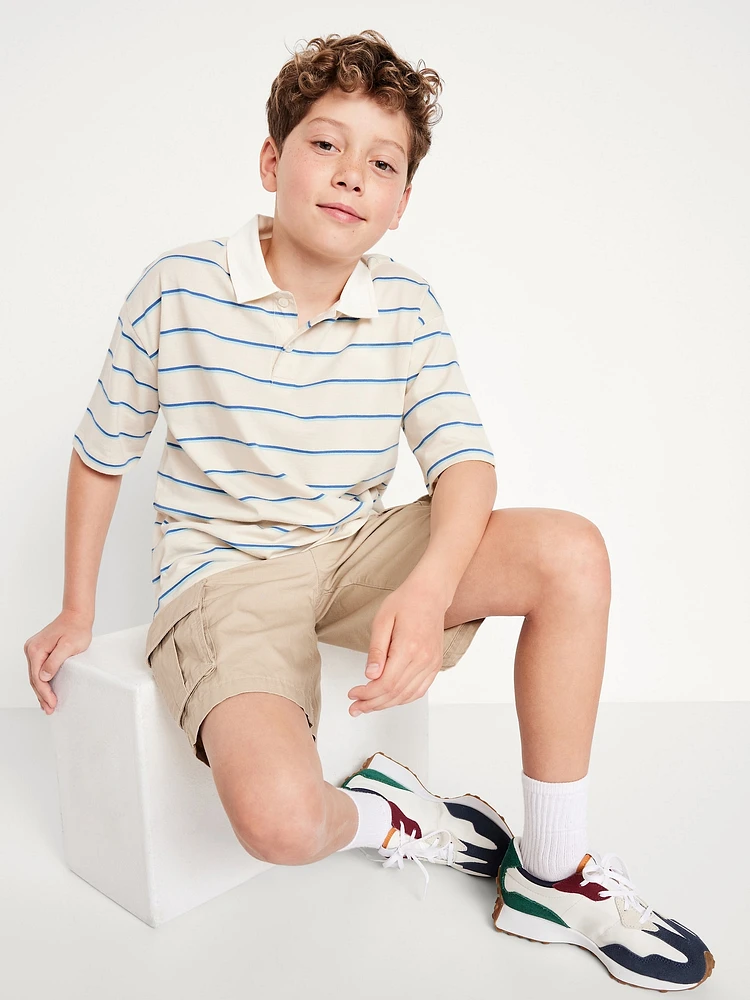 Knee Length Cargo Ripstop Shorts for Boys