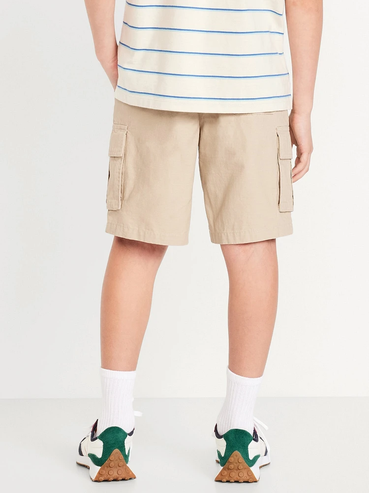 Knee Length Cargo Ripstop Shorts for Boys