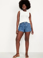 Curvy High-Waisted OG Jean Shorts -- 3-inch inseam