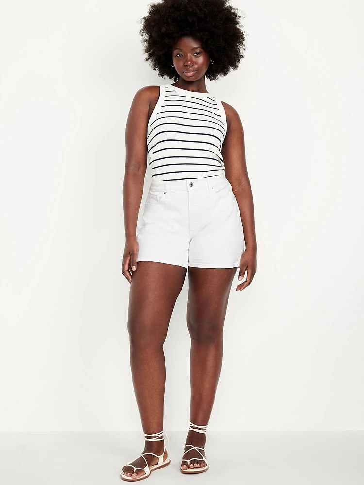Curvy High-Waisted OG Jean Shorts -- 5-inch inseam