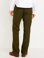 90's Straight Linen-Blend Chino Pants