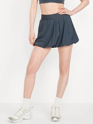 High-Waisted SleekTech Bubble Skort