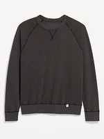 Garment-Dyed Crew-Neck Sweatshirt