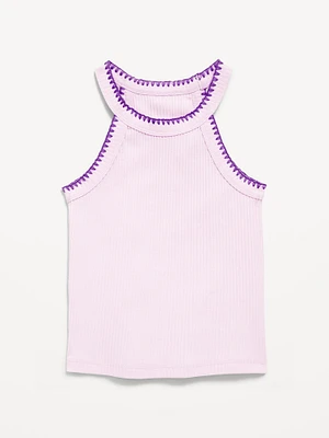 Fitted Halter Tank Top for Toddler Girls