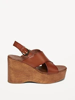 Crisscross Wedge Sandals for Women