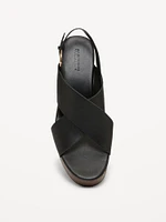 Crisscross Wedge Sandals for Women