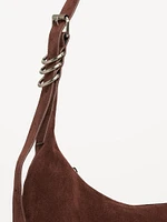 Slouchy Suede Hobo Bag