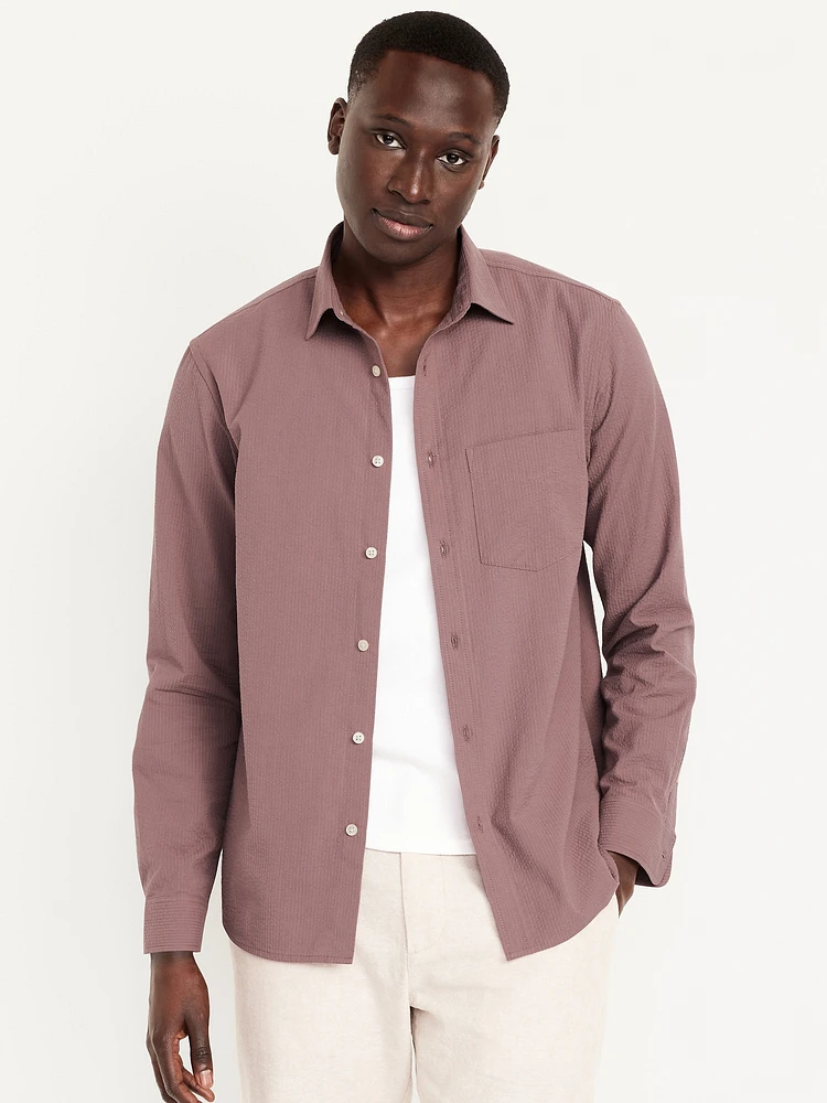 Classic Fit Seersucker Shirt