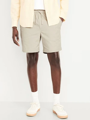 Twill Jogger Shorts -- 5-inch inseam