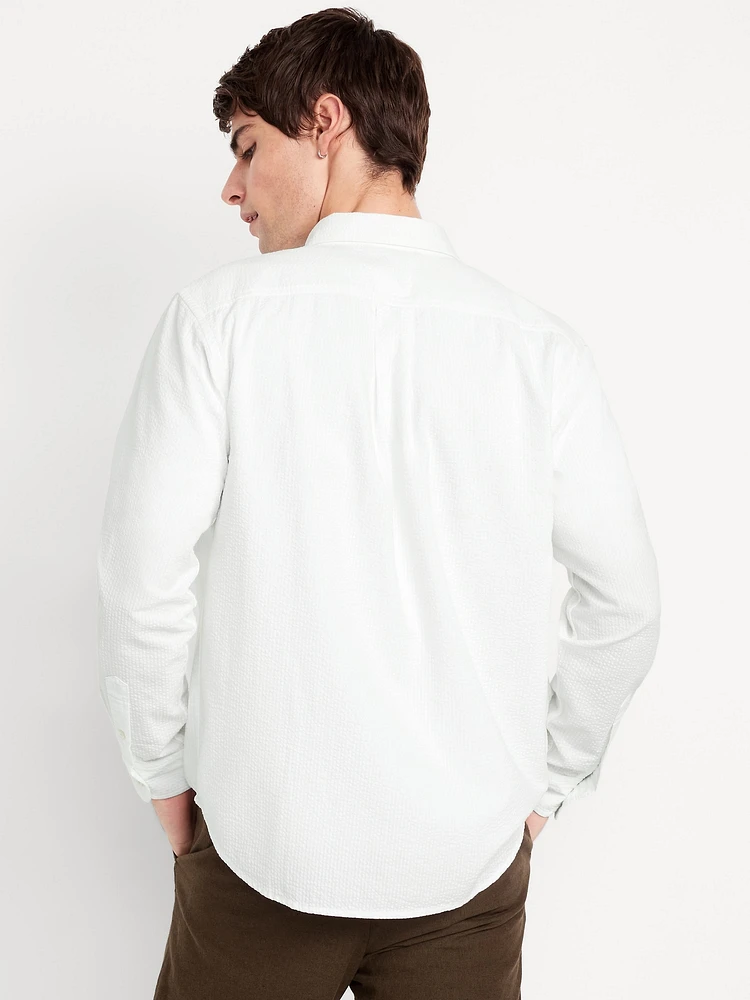 Classic Fit Seersucker Shirt