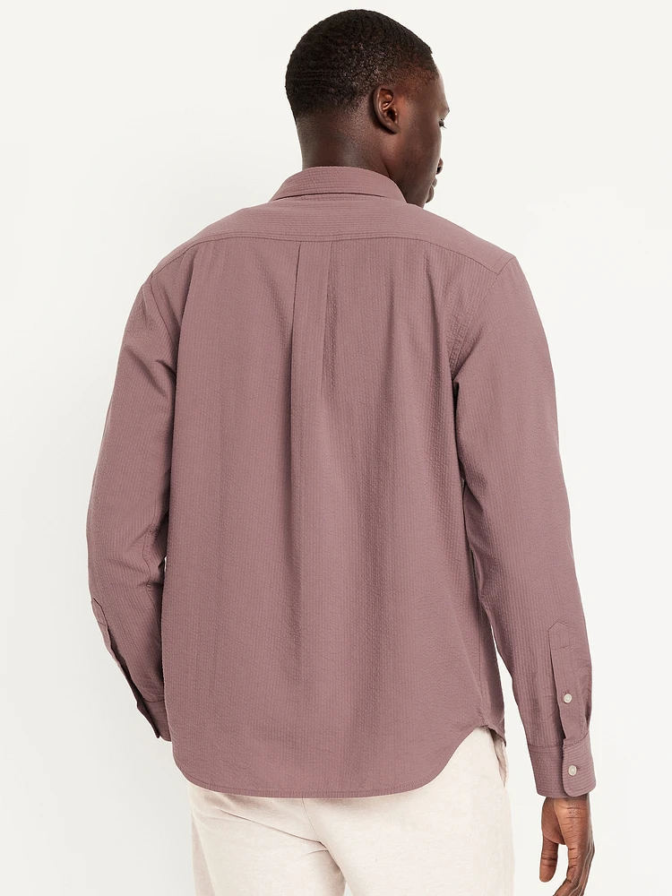 Classic Fit Seersucker Shirt