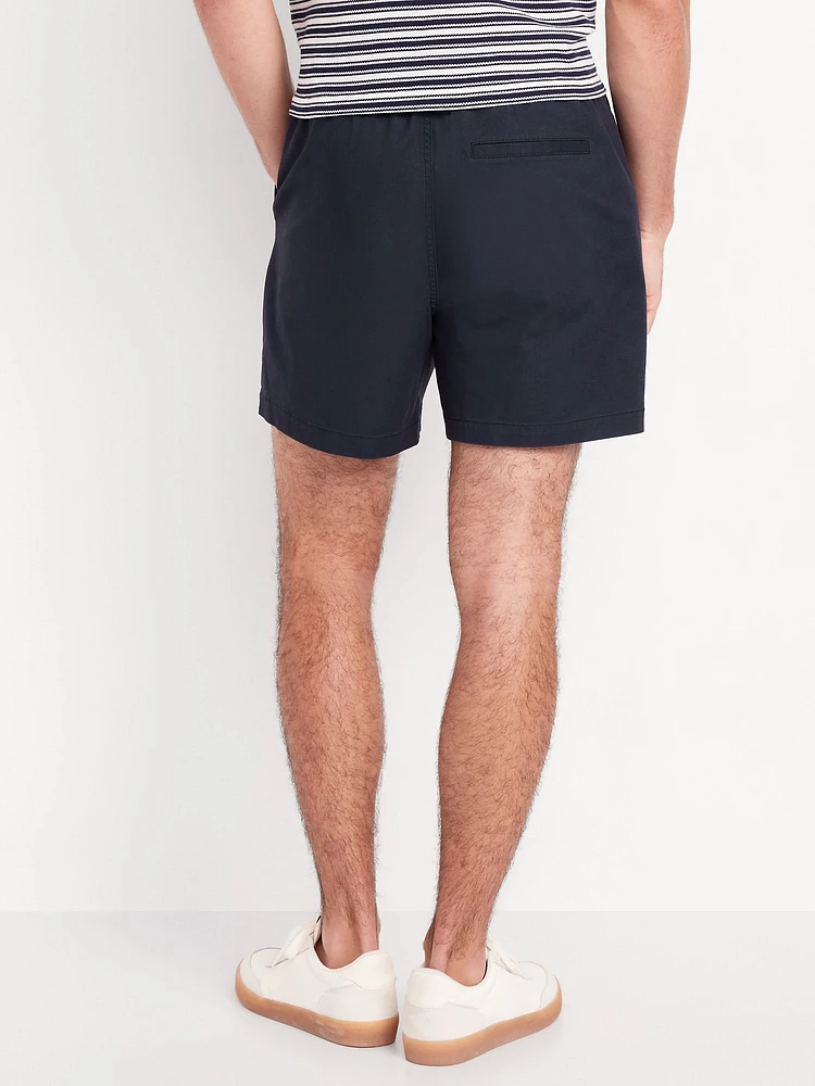 Twill Jogger Shorts -- 5-inch inseam