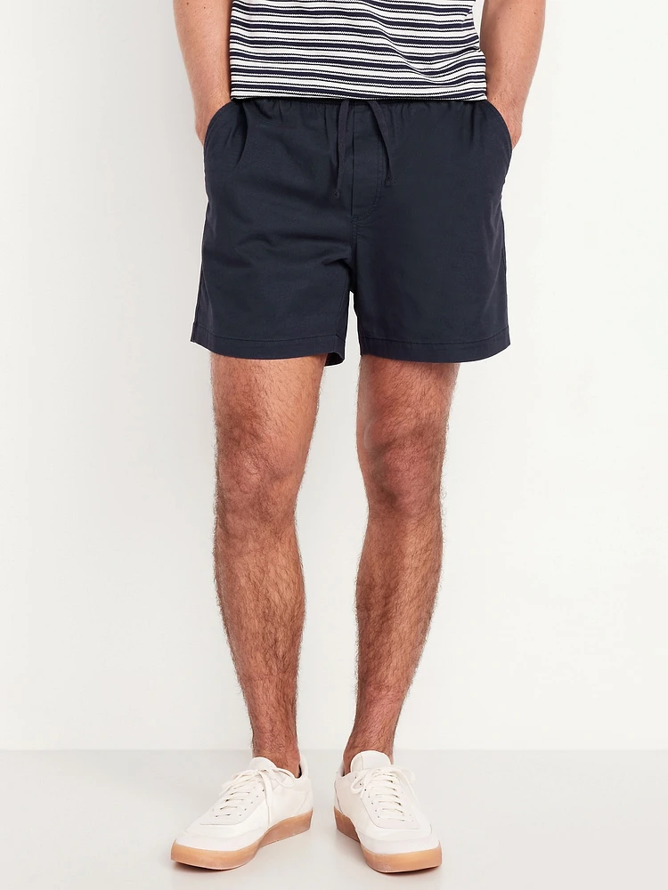 Twill Jogger Shorts -- 5-inch inseam