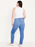 High-Waisted Vintage Slim Jeans