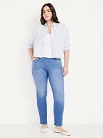 High-Waisted Vintage Slim Jeans