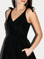 The Occasion by Old Navy Fit & Flare Taffeta Mini Dress