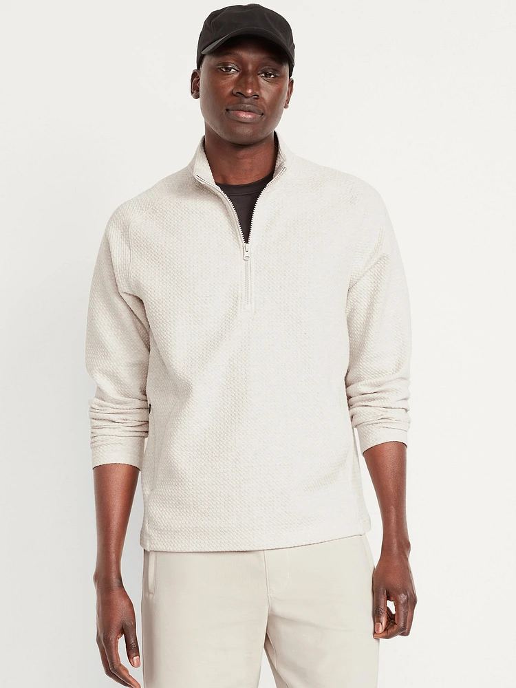 Dynamic Fleece Textured Half Zip