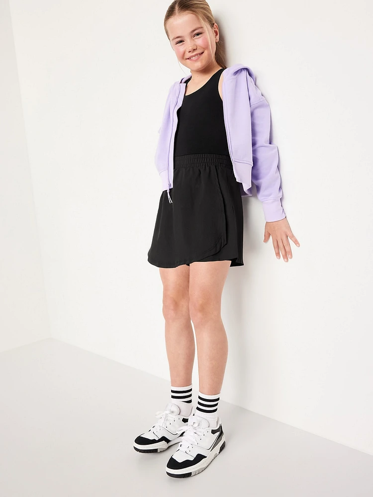 PowerChill Criss-Cross Performance Shorts Bodysuit for Girls