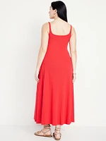 Sleeveless Ribbed Maxi Dress