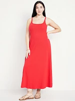 Sleeveless Ribbed Maxi Dress